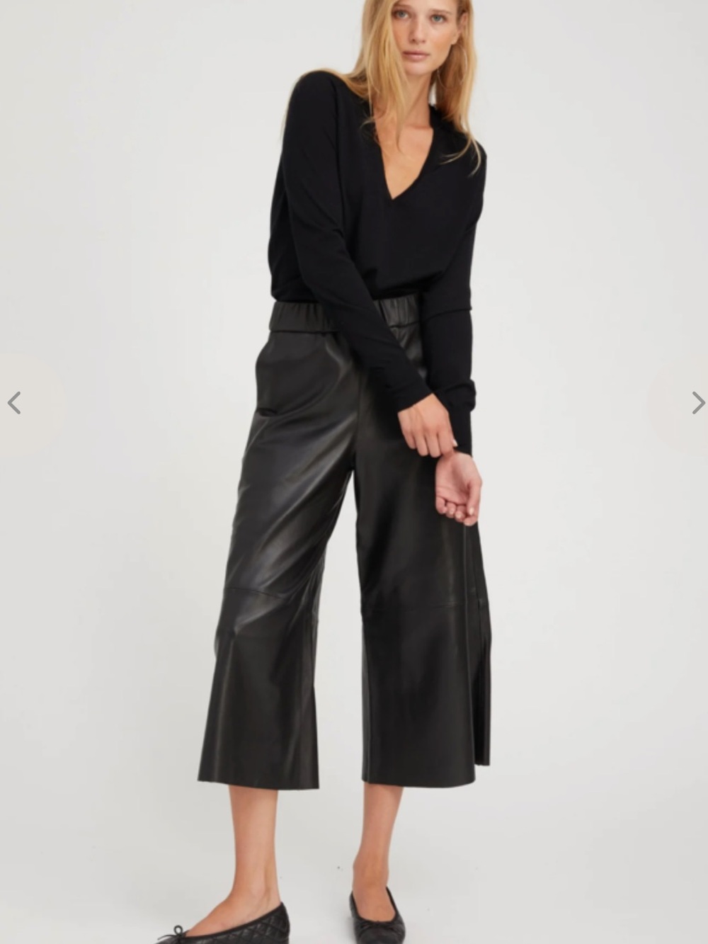 SPRWMN Leather Culotte - Picture 3 of 12